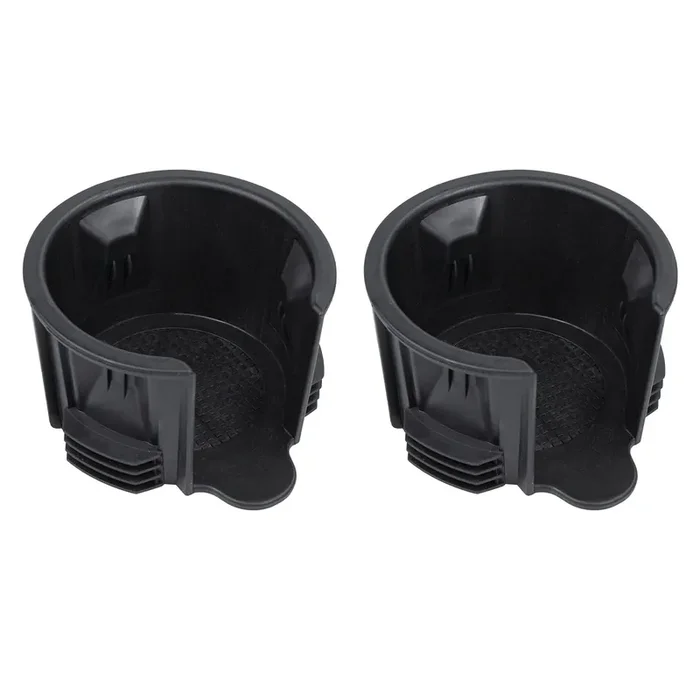 RLB-HILON 2PCS Cup Holder Insert for Land Rover Range Rover/LR3/LR4 – Black, Durable, Custom Fit