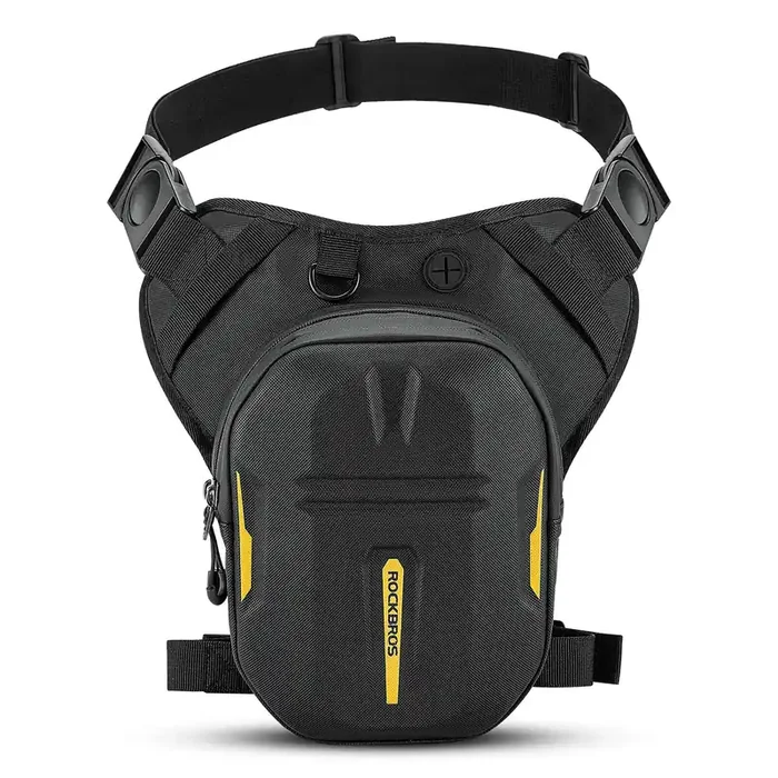 Rockbros Drop Leg Bag 3 In 1 Motorcycle Waist Pack Thigh Bag Magnetic Motorcycle Tank Bag Muti-Functions Leg Pouch For Men Womenfor Cycling Hiking Running Camping Travel 10L Black