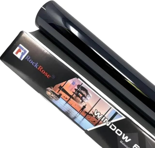 Rockrose Charcoal 2Ply Premium Carbon 20% Vlt Car Tint 20 In X 25Ft Professional Window Tint Heat, Uv, And Irr Block Tint For Ca