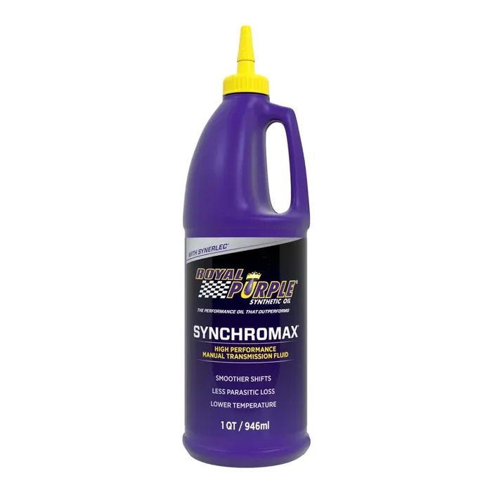 Royal Purple 01512 Synchromax Manual Transmission Fluid – 1 Quart (Pack Of 6)