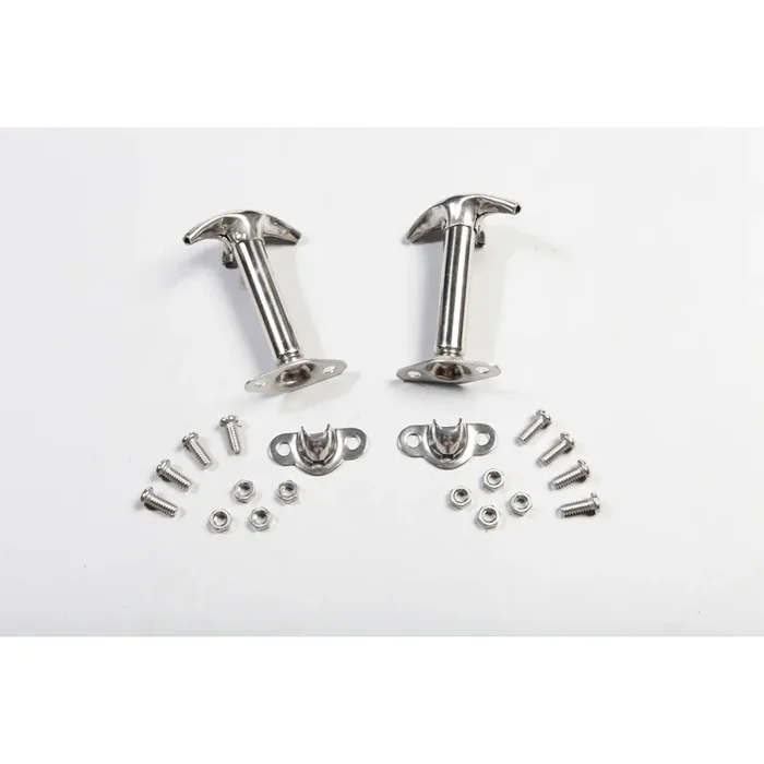 Rugged Ridge Hood Catch Kit, Stainless Steel 11116.01 Fits 1941-1986 Jeep Cj; 1987-1995 Yj