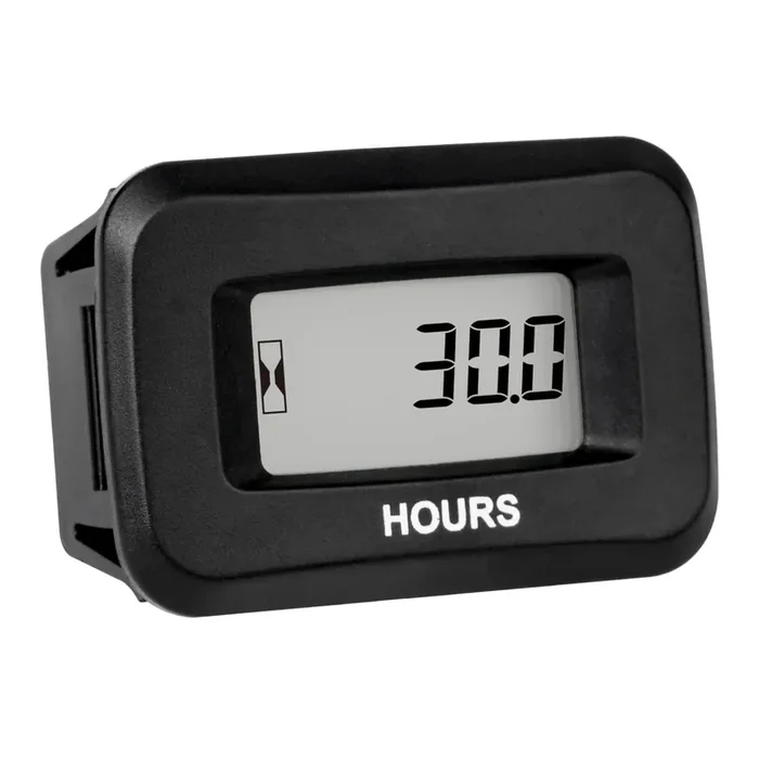 Runleader Digital Hours Counter,Ac/Dc 5V To 277V For Garden Tractor Generator Scooter Club Car Forklift Leaf Trimmer Etc.(1)