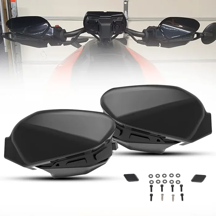 Ryker Handguards Protector Air Deflector,A & Utv Pro Plastic Hand Guards Wind Deflector Kit Compatible With Can-Am Ryker All Mod