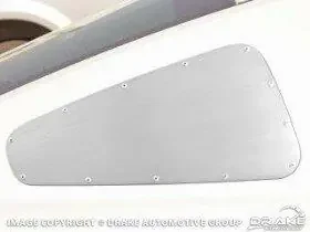 Scott Drake 2005-09 Mustang Quarter Window Covers (Satin)