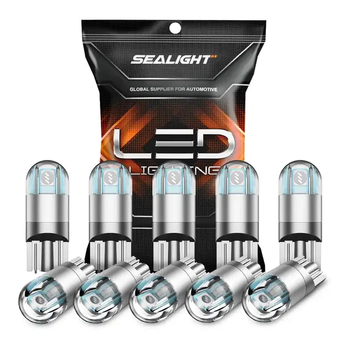 Sealight 194 Led Bulbs Blue, 168 2825 T10 W5W 3030 Bright Led Chips, Dashboard Light, Dome Light, Map Light, Door Light, Courtes
