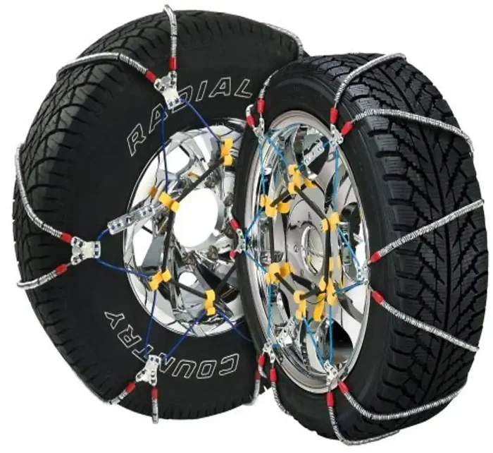 Security Chain Company Sz139 Super Z6 Cable Tire Chain For Passenger Cars, Pickups, And Suvs – Set Of 2