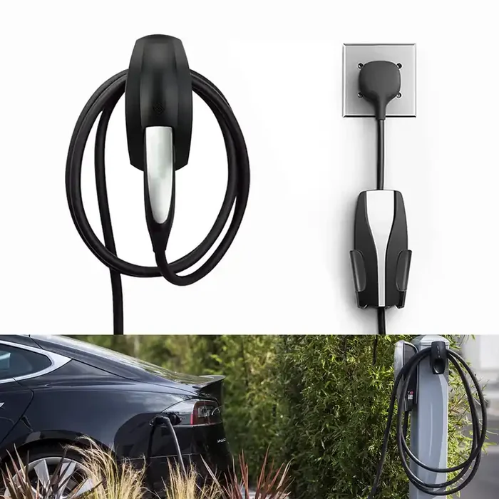 Seven Sparta Charging Cable Holder With Chassis Bracket Compatible With Tesla Model 3 Model Y Model X Model S Charger Cable Orga