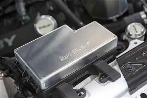 Shelby Performance Parts 2015-2023 Mustang GT / GT350 Aluminum Fuse Box Cover