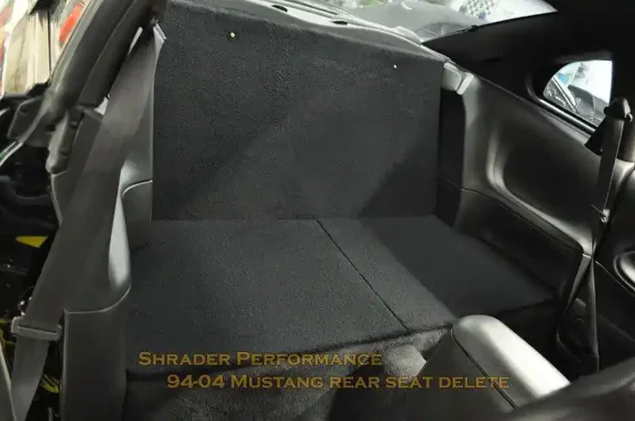 Shrader Performance 94-04 Mustang Rear Seat Delete (Coupe)