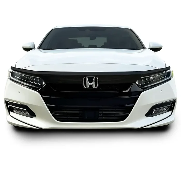 Slickmod Chrome Delete Blackout Vinyl Overlay For 2018-2020 Honda Accord Sedan Front Grill Trim (18-20 Front Grill, Gloss Black)