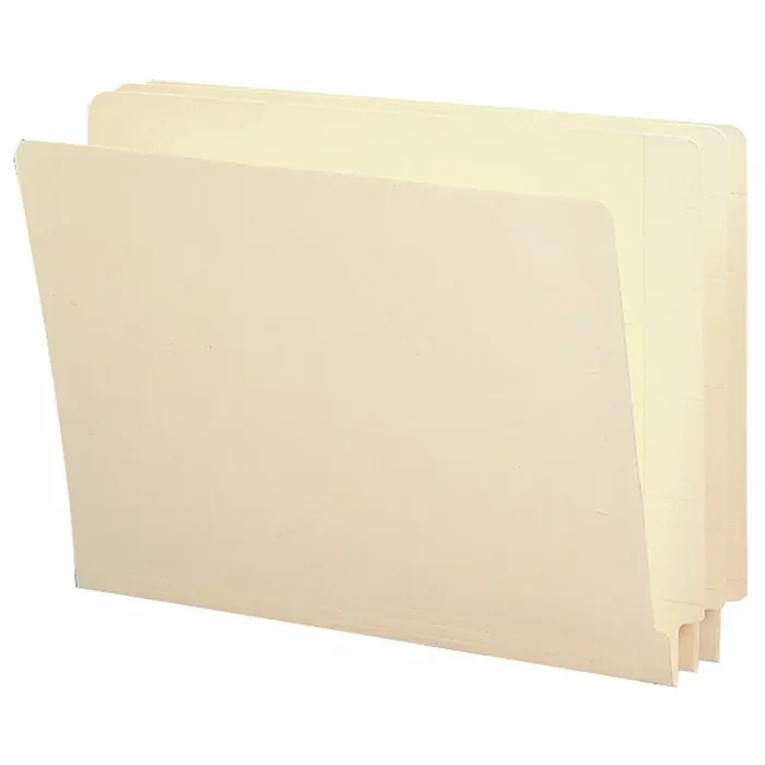 Smead End Tab File Folder, Shelf-Master Reinforced Straight-Cut Tab, Letter Size, Manila, 50 Per Box (24210)