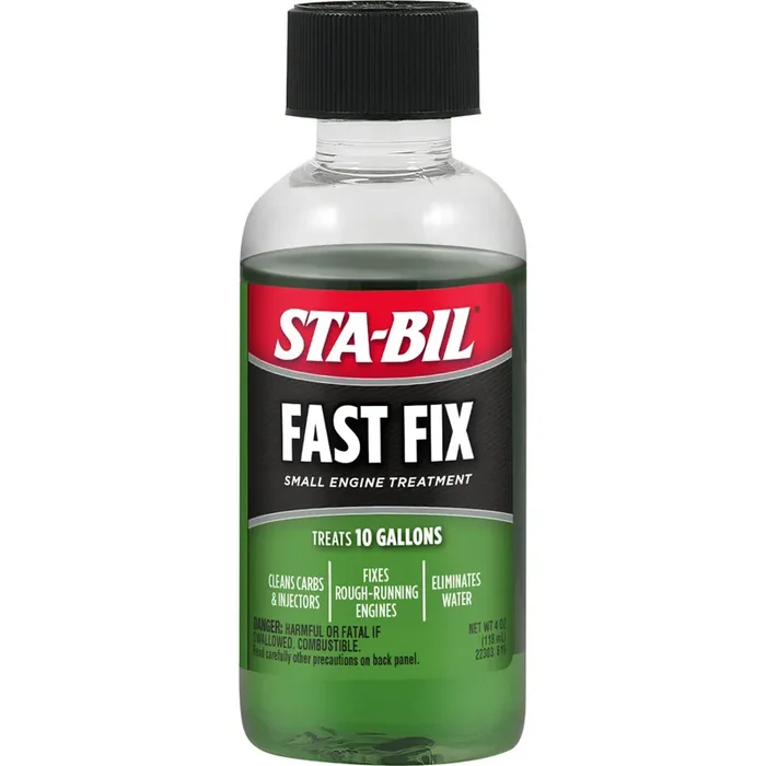 Sta-Bil Fast Fix Small Engine Treatment – Cleans Carbs And Injectors – Fixes Rough Running Engines – Eliminates Water – Treats 1
