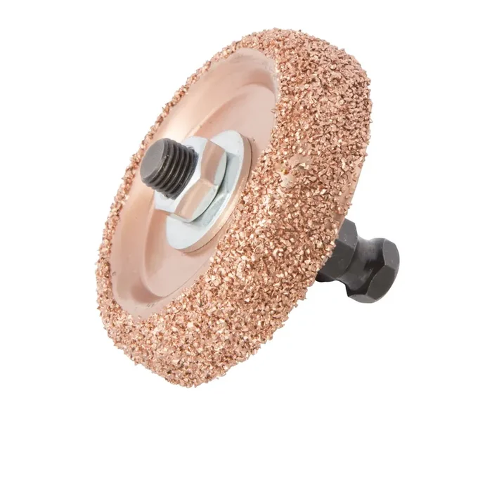 Steelman Tungsten Carbide Buffing Wheel With Adapter, ? Inch Arbor, Compatible With Steelman Heavy Duty Low Speed Tire Buffer