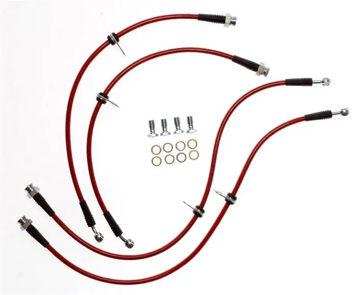 Stifflers CHEVY-CAMARO-22 2010-2015 Camaro SS Stainless Steel Brake Hose Kit (Covers Front & Rear)