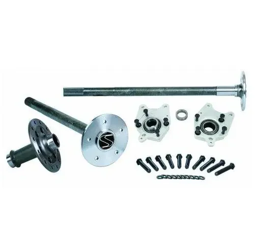 Strange P2000FM05 Pro Race Axle & Spool Package For 2005-2014 Mustang 8.8 Rear End Race Axles, Lightweight Spool, C-Clip Eliminator kit & 1/2″ Studs