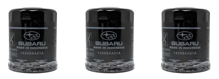 Subaru Engine Oil Filter & Crush Gasket Kit (1, 2, 3, 6, 12 Pks Available) Outback Legacy Impreza Forester Xv Crosstrek Ascent 15208Aa21A & 803916010 (3 Pack)