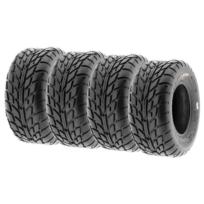 Sunf 18X9.5-8 18X9.5X8 Hardpack Race Sport Atv Utv Tire 6 Pr A021 – Set Of 4