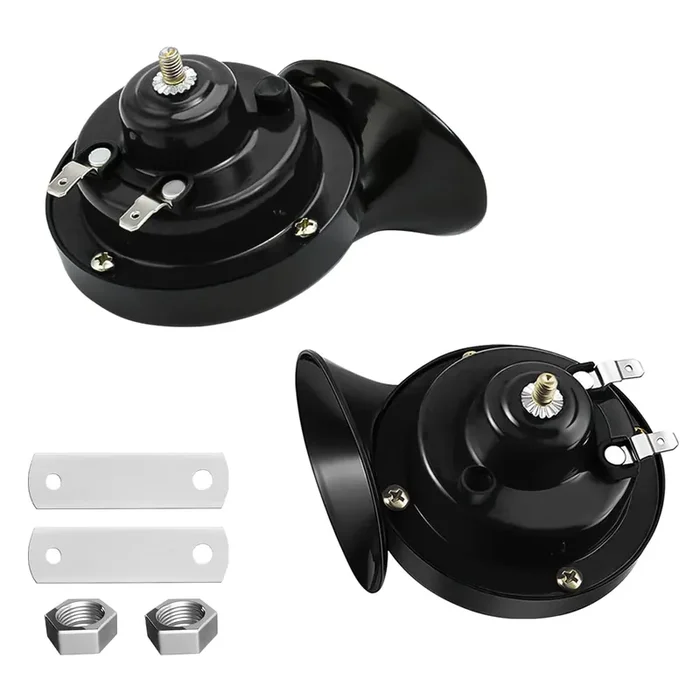 Super Loud Train Horns, Car Waterproof Durable Air Electric Snail Horn, 12V Raging Sound Air Horns Replacement Kit, Automotive A