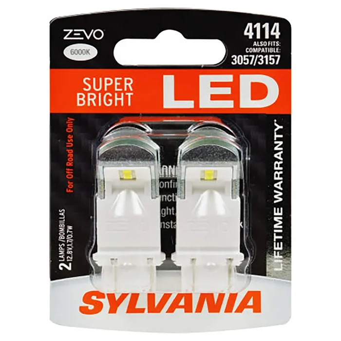 Sylvania – 4114 Zevo Led White Bulb – Bright Led Bulb, Ideal For Daytime Running Lights (Drl) And Back-Up/Reverse Lights (Contai