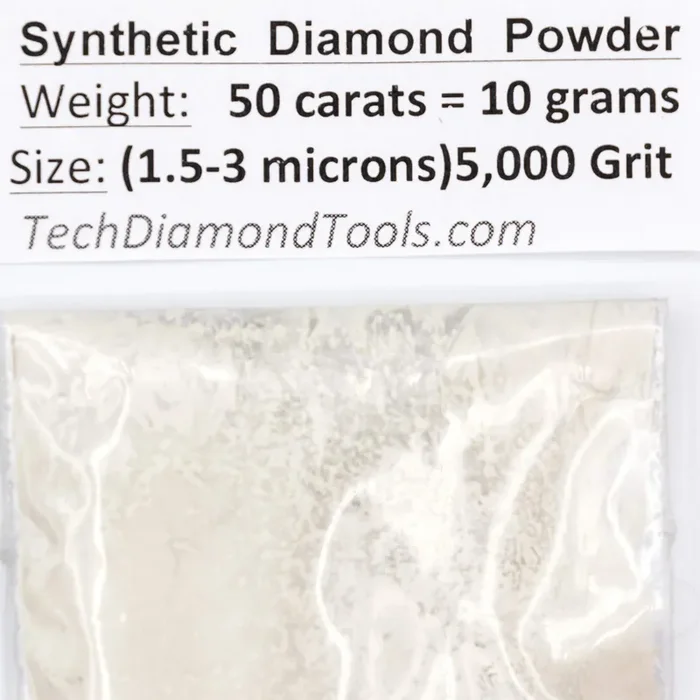 Techdiamondtools Diamond Powder For Polishing Glass Quartz Marble Rock Jewelry Stone Windshield Travertine Gemstone 5,000 Grit –