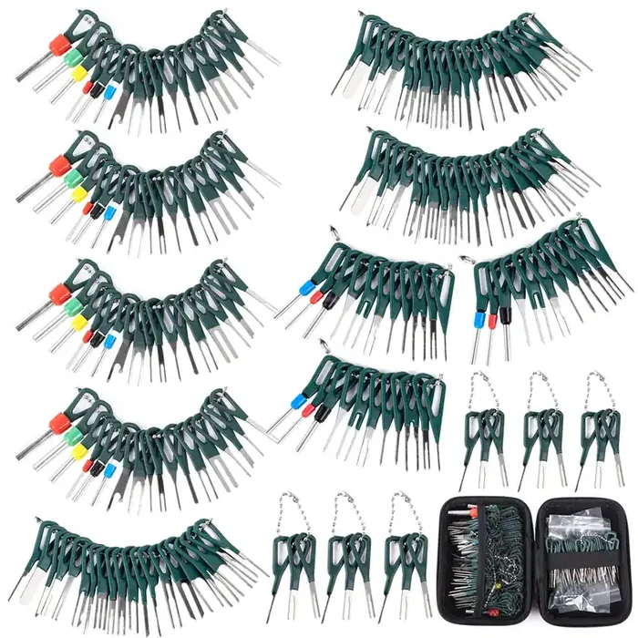 Terminal Removal Tool Kit 172 Pcs Depinning Tool Electrical Connector Pin Removal Tool Kit Pin Extractor Tool Set Wire Terminal