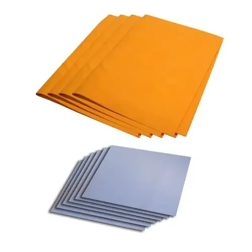 The Felt Store Chamois Value Pack (10 Pieces) 4 Large Orange (19‘‘ X 27‘‘) & 6 Small Blue (15‘‘ X 16‘‘)