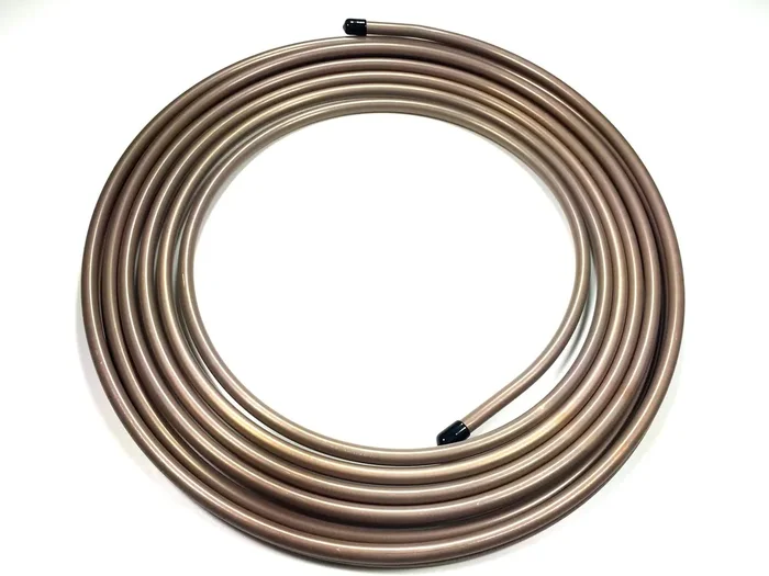 The Stop Shop 25 Ft Of Copper Nickel Fuel/Transmission Line Coil. 1/2‘‘ O.D. Tube