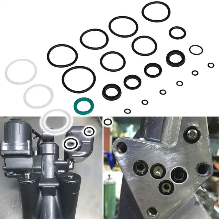 Tilt Trim Seal Kit 1997 & Up 115225Fs Fast Strike Power With More O-Ring For Yamaha Boat Power Units 115Hp 150Hp 175Hp 200Hp (Some 225Hp 250Hp) For Showa & 63P-43800-00-4D 64E-43822