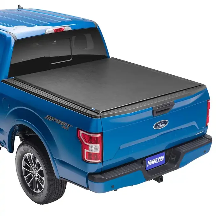 Tonno Pro Lo Roll, Soft Roll-Up Truck Bed Tonneau Cover Lr-2015 Fits 2009 – 2018, 2019 – 2020 Classic Dodge Ram 1500/2500/3500 6‘ 4‘ Bed (76.3‘)