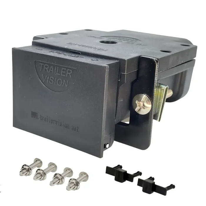 Trailer Vision 175 Amp Anderson Connector Plug Cover With Metal Plate – Dust Cover Assembly Panel Surface Mounting Kit 175A Sb17