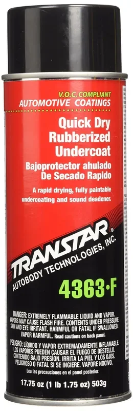 Transtar (4363-F) Quick Dry Rubberized Undercoating – 17.75 Oz. Aerosol