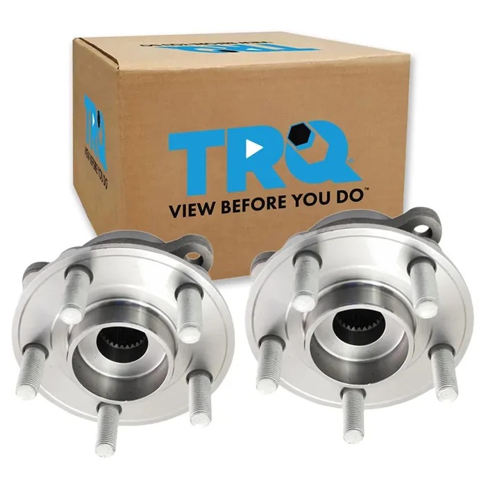 Trq Front Rear Wheel Hub Bearings Assembly Set Compatible With 2015-2023 Ford Edge 2017-2019 Fusion 2017-2020 Lincoln Continenta