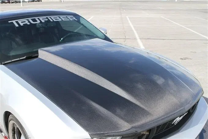 TruCarbon Carbon Fiber A49-3 Heat Extractor Hood (2010-2012 Mustang GT / V6) – TC10025-A49-3