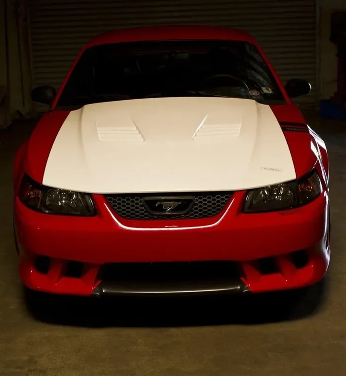 TruFiber 1999-2004 Mustang Fiberglass A70 Hood – V6/GT