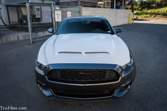 TruFiber A53 Ram Air Hood – 2015–2017 Mustang GT / EcoBoost / V6 (TF10026-A53)