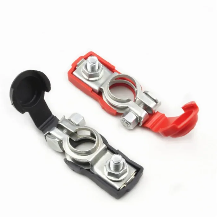 Universal Negative & Positive Battery Cable Terminals – Automotive Terminal Clamps Connectors – Durable & Adjustable Quick Release Terminal Applicable To Automobile, Truck And Rv Accessories