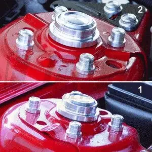 UPR 05-2014 Mustang Strut Tower Cap Cover Kit (Polished)