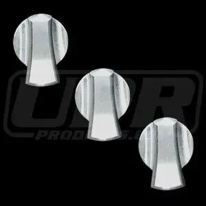 UPR 2005-2009 Mustang Billet AC Knob Covers (Satin)