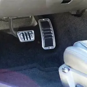 UPR 2005-2020 Mustang Billet Pedal Protectors (Automatic) – 1011-05-02