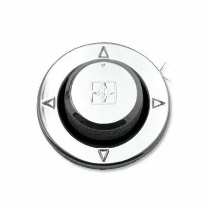 UPR 2010-2014 Mustang Billet Engraved Mirror Control Knob and Bezel Kit (Polished)