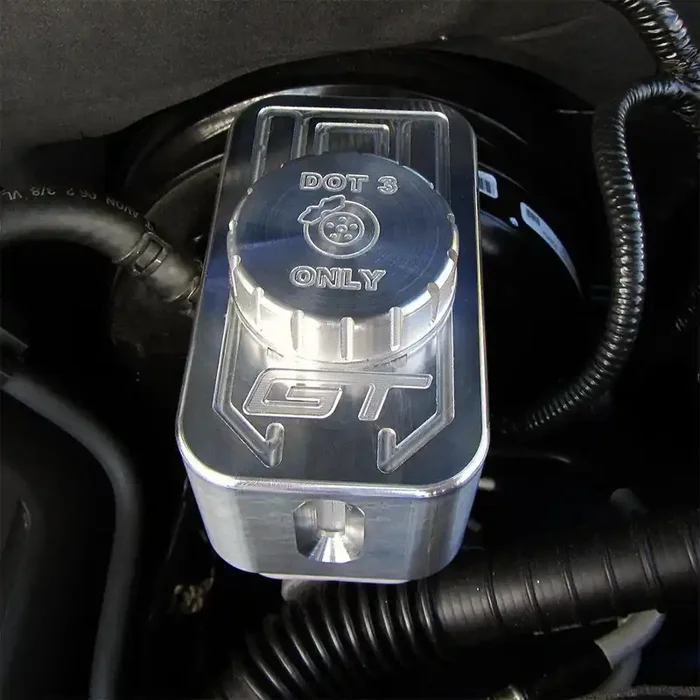 UPR 2010-2014 Mustang GT Billet Master Cylinder Cover with GT Logo