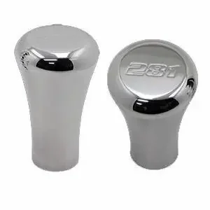 UPR 79-04 Mustang Billet Shift Knob Tall 281 Logo (Polished)