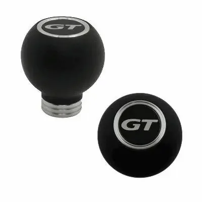UPR 79-04 Mustang Composite Shift Knob Round GT Logo (Black)