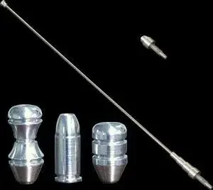 UPR Billet Designer Antenna w/Interchangeable Tips Bullitt Satin