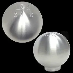 UPR Mustang Billet Round Shift Knob w/5 Speed Engraving Satin