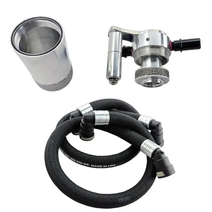 UPR Plug N Play SC Oil Catch Can Separator – Satin Finish (2011-2021 F150 with Roush Supercharger, 6.2L, & Ecoboost) – 5028-122