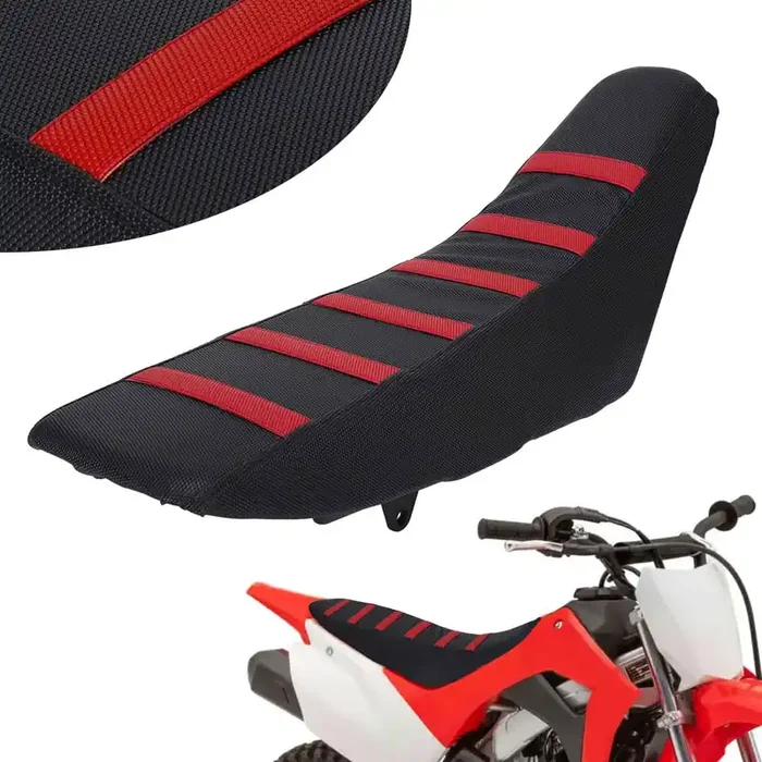 Ustpo Dirt Bike Seat Cover Particle Surface Universal For Crf Cr Xr 50Cc – 450Cc Rm Kx Klx Ttr Pw Hawk 250 Ssr Apollo Rfz Tao Tao Thumpstar Dirt Pit Bike Red