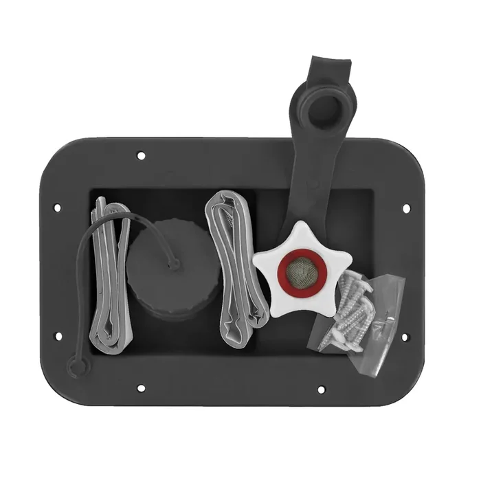 Valterra A01-2001Bkvp Gravity/City Water Inlet – Black (Carded)