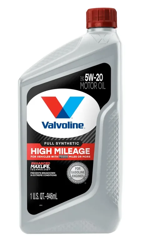 Valvoline Full Synthetic High Mileage With Maxlife Technology 5W-20 Motor Oil 1 Qt