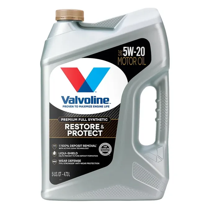 Valvoline Restore & Protect Full Synthetic 5W-20 Motor Oil 5 Qt
